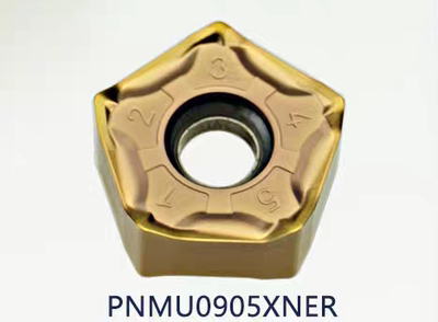66度快进给面铣刀片PNMU0905XNER 硬质合金铣床刀粒不锈钢专用