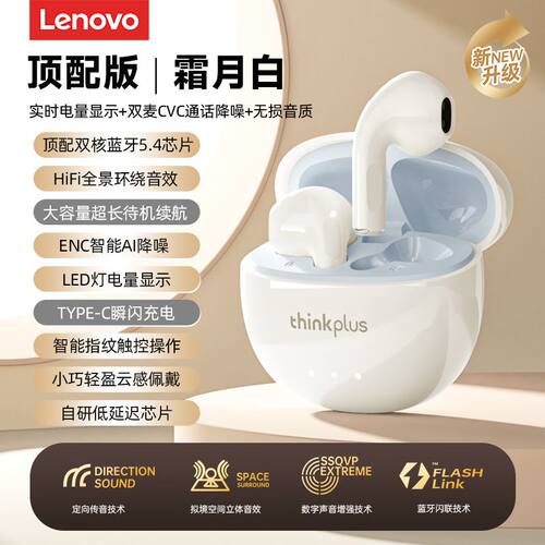 【品牌折扣】Lenovo/联想 LP2PRO蓝牙耳机 颜色随机