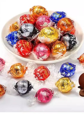 Lindt瑞士莲进口软心巧克力牛奶黑巧散装500g婚庆喜糖送礼圣诞CL