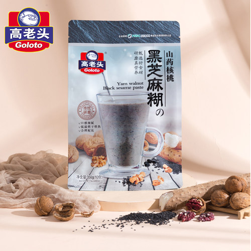 高老头山药核桃黑芝麻糊350g