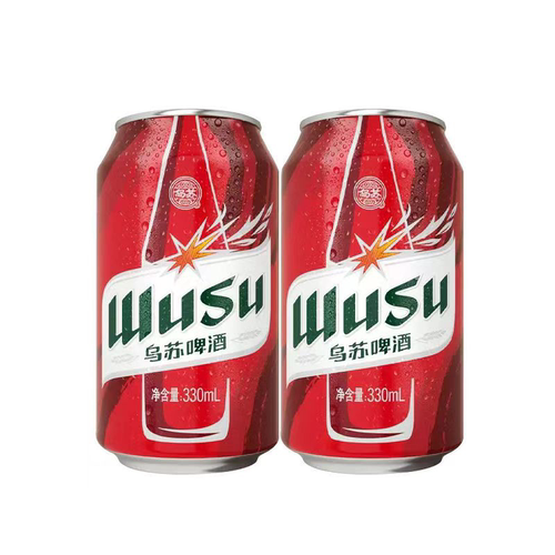 【品牌折扣】乌苏啤酒WUSU 500ml*6罐/箱