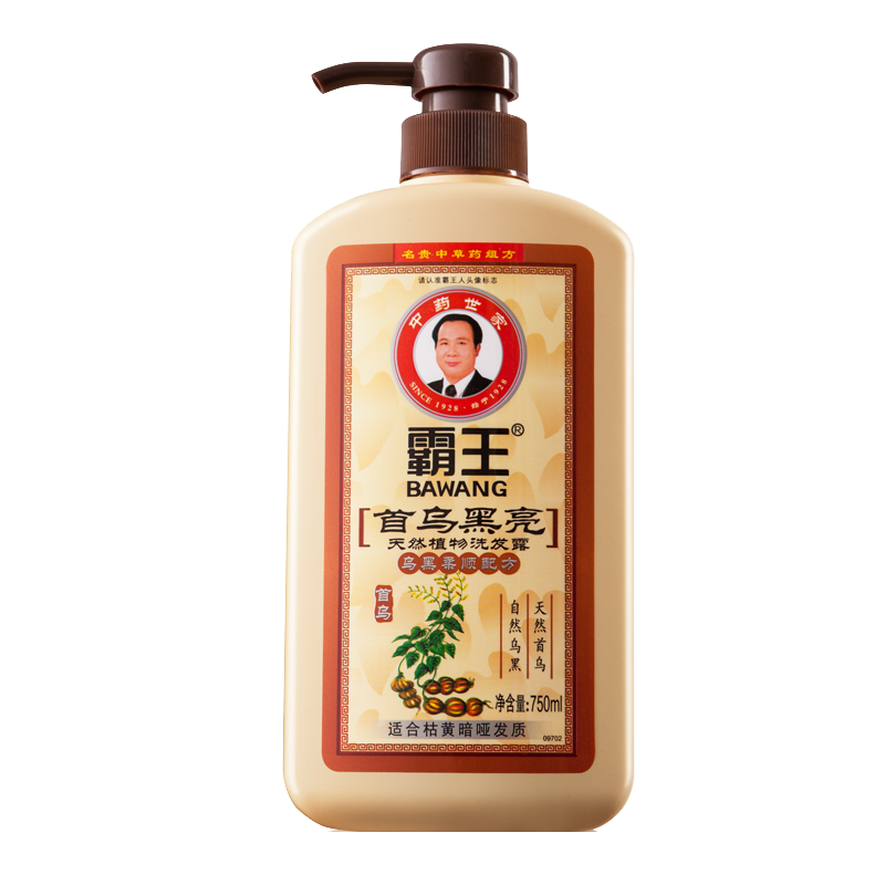 霸王姜汁首乌黑亮洗发水750ml