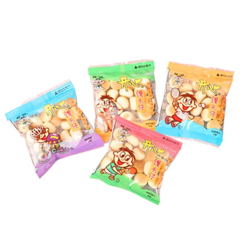 旺旺开心系列--小馒头(原味) 20包约200g原味怀旧小零食-y