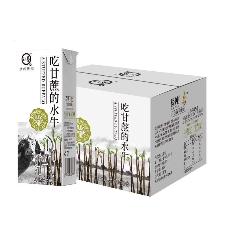 7月产 认养吃甘蔗的水牛奶 200g*3盒学生儿童营养全脂纯奶-BY使用感如何?