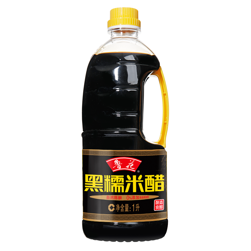 鲁花黑糯米醋1l黑糯米酿造香醋厨房调料调味品炒菜凉菜家庭装