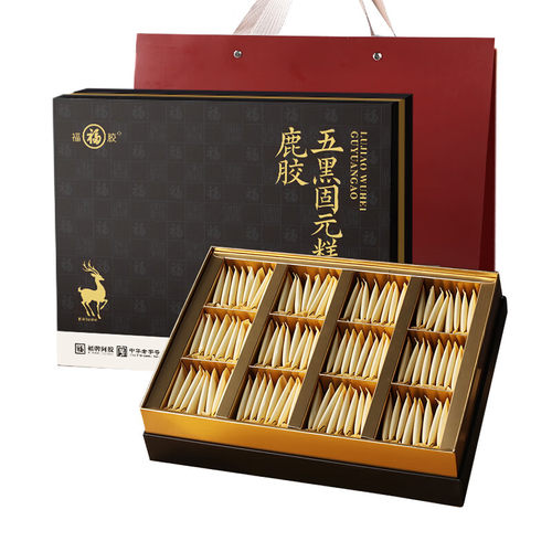 【品牌折扣】福胶 鹿胶五黑固元糕 480g