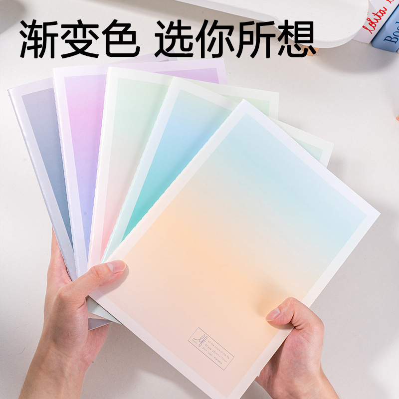 得力A5缝线本螺旋本记事本笔记本