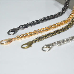 120cm灯笼链条加粗6mm高档包包链子小龙虾扣手工DIY配件金属包带