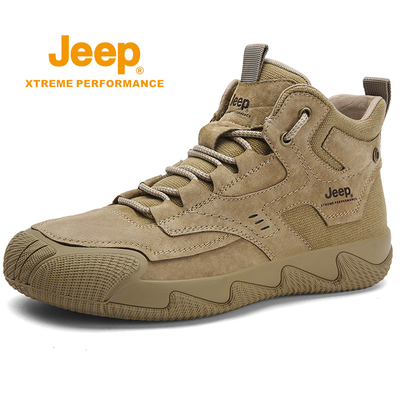 jeep冬季增高运动鞋男马丁靴高帮