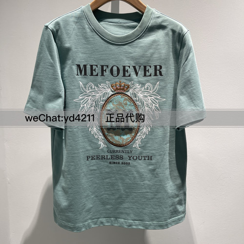 ME FOREVER/真我永恒2024夏刺绣T恤短袖专柜正品2421B22041吊499