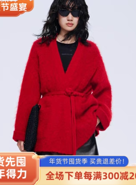 真我永恒2025冬装新款毛衣大衣2546B65124吊牌1599