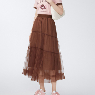 MEFOREVER真我永恒2024夏莎莎半身裙2424C33160-599