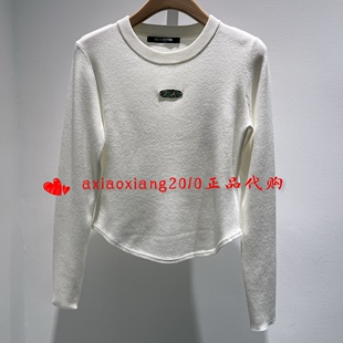 女上衣2412B61141正品 真我永恒2024春季 T恤修身 圆领长袖 吊6 新品