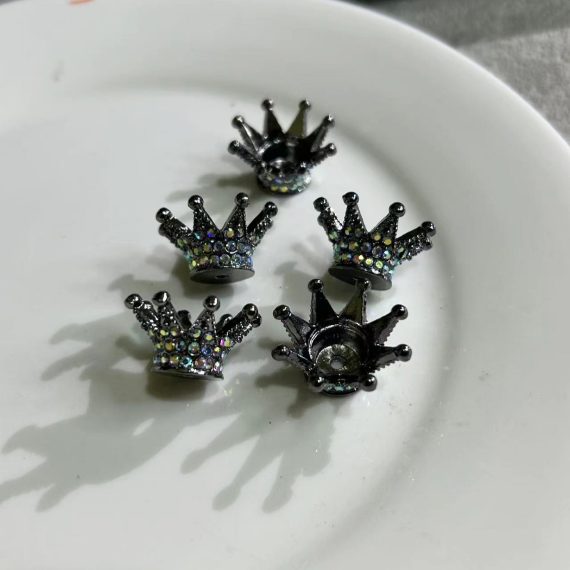 DIY水钻合金大满钻皇冠立体水钻皇冠头饰diy贴钻饰品配件