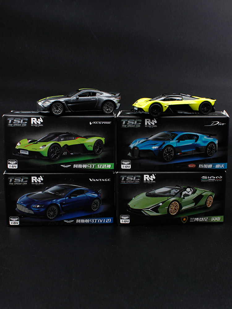 VANCE TSC1:64 합금 자동차 모델 시뮬레이션 ASTON MARTIN BUGATTI 어린이 장난감 장식품 장식