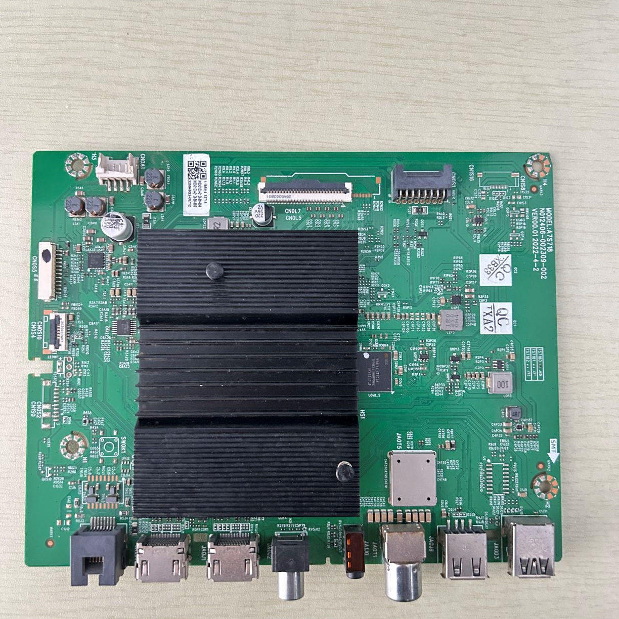 窄屏线 创维75A3主板N012406-002309-002屏RDL750WY(BD0-50V）