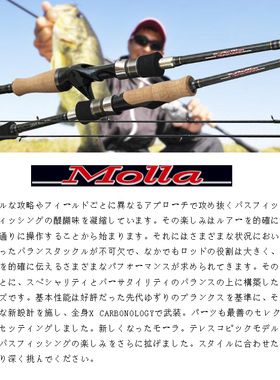 日本 PALMS小椰树MOLLA进口快调路亚竿 虫杆鲈鱼 鳜鱼杆免配节