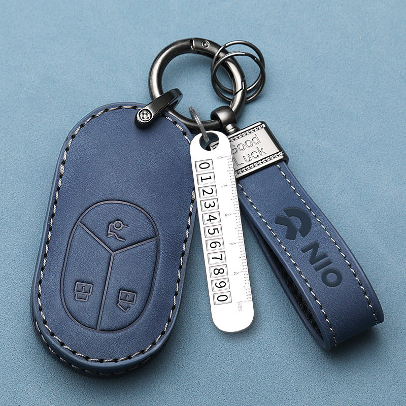 蔚来es6钥匙套23款et5专用es8高档ec6新能源ET5T汽车装饰包保护扣
