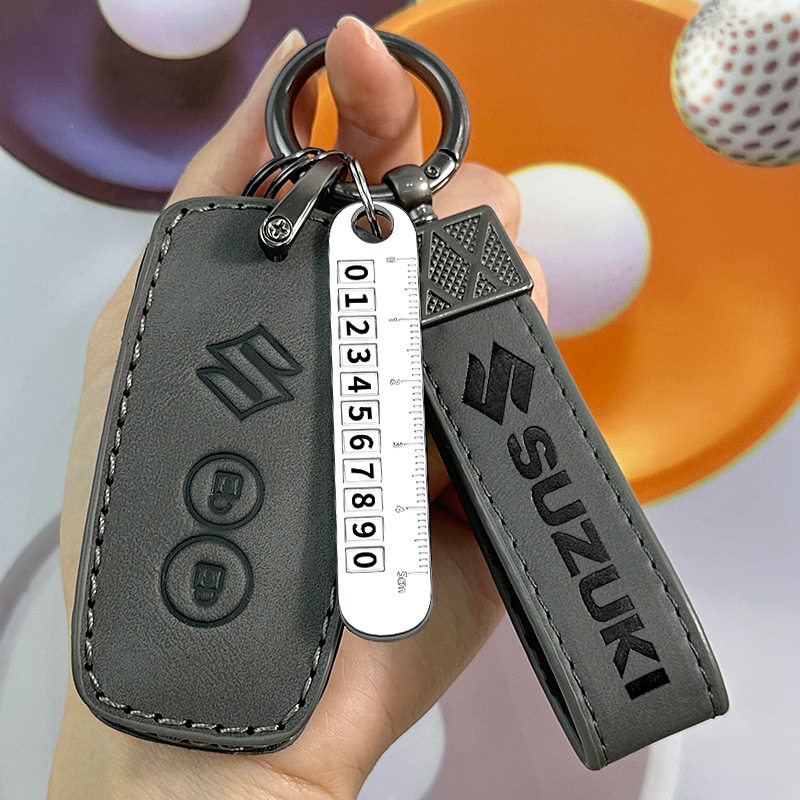 铃木维特拉钥匙套天语sx4专用长安骁途锋驭奥拓启悦汽车高档包扣