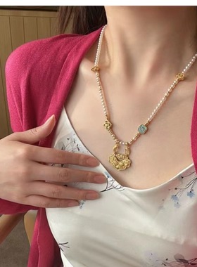 新中式古法沙金锦鲤多宝平安如意