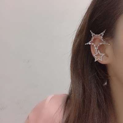 星星五角ins风网红小清新耳挂