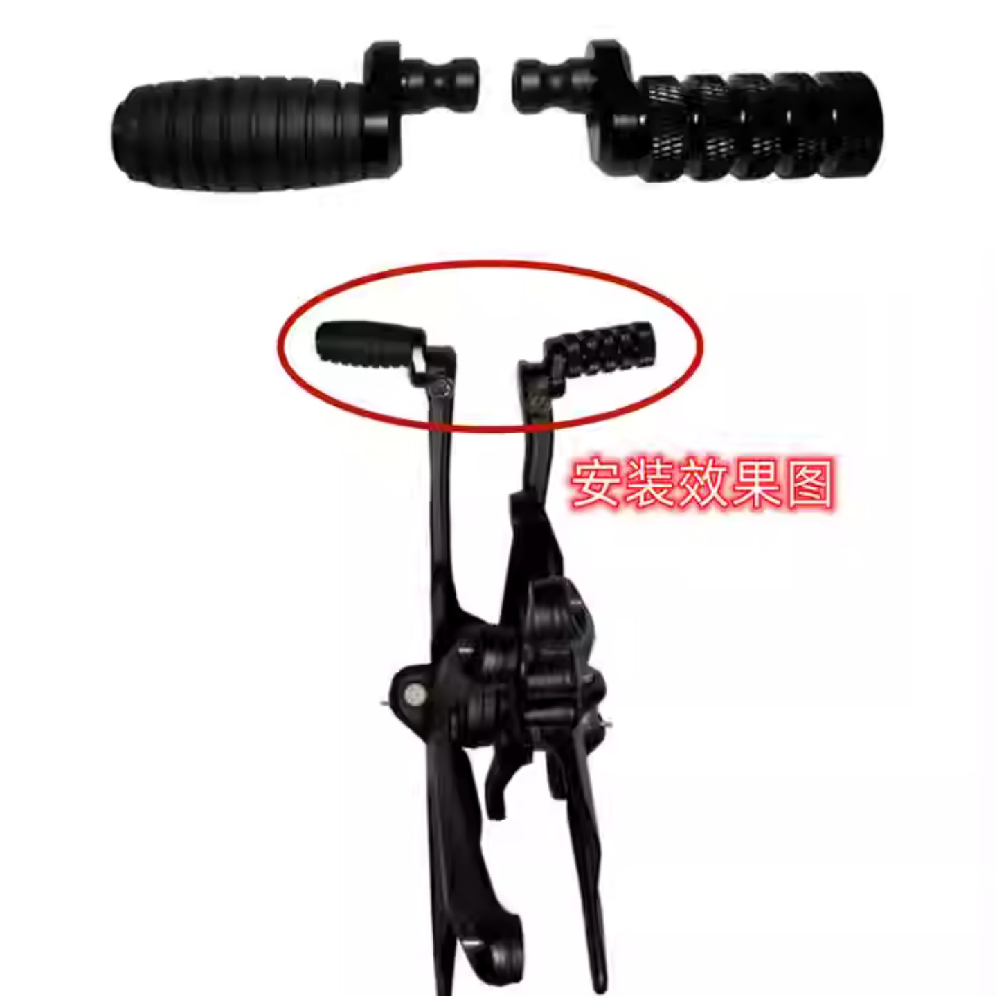 适用超级公爵3.0 KTM1290+SDR+DUKE 刹车杆 档杆调节功能铝头胶套