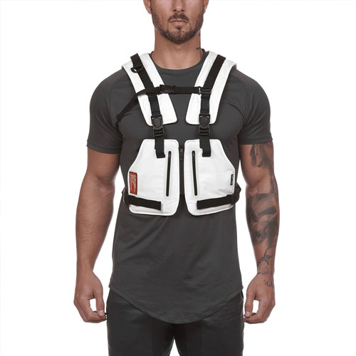 正品代购多功能运动健身战术胸包