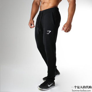 Gymshark英国官网购回现货正品男子运动休闲修身长裤小脚裤