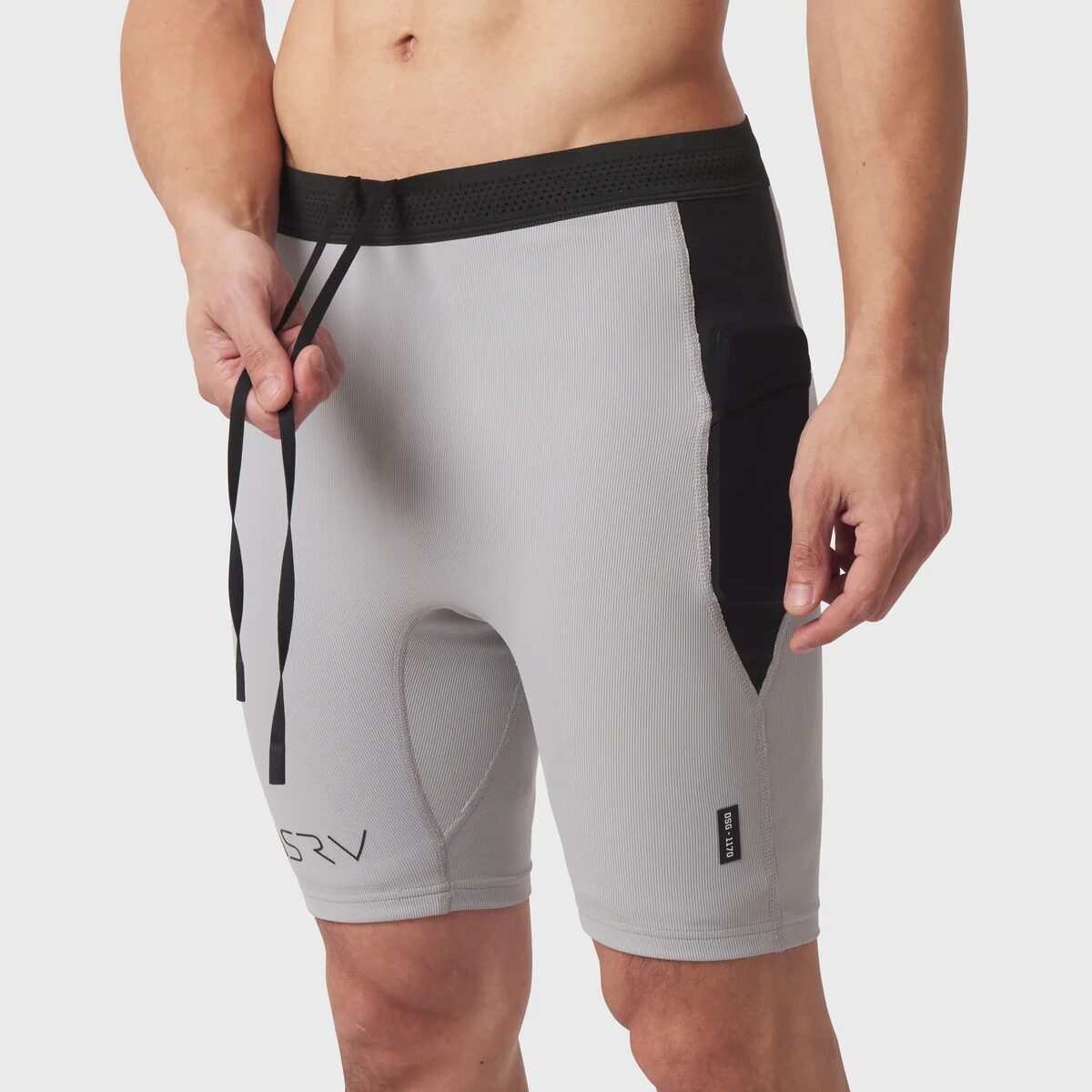 ASRV美学革命正品代购莱卡罗纹紧身运动训练跑步短裤男1172