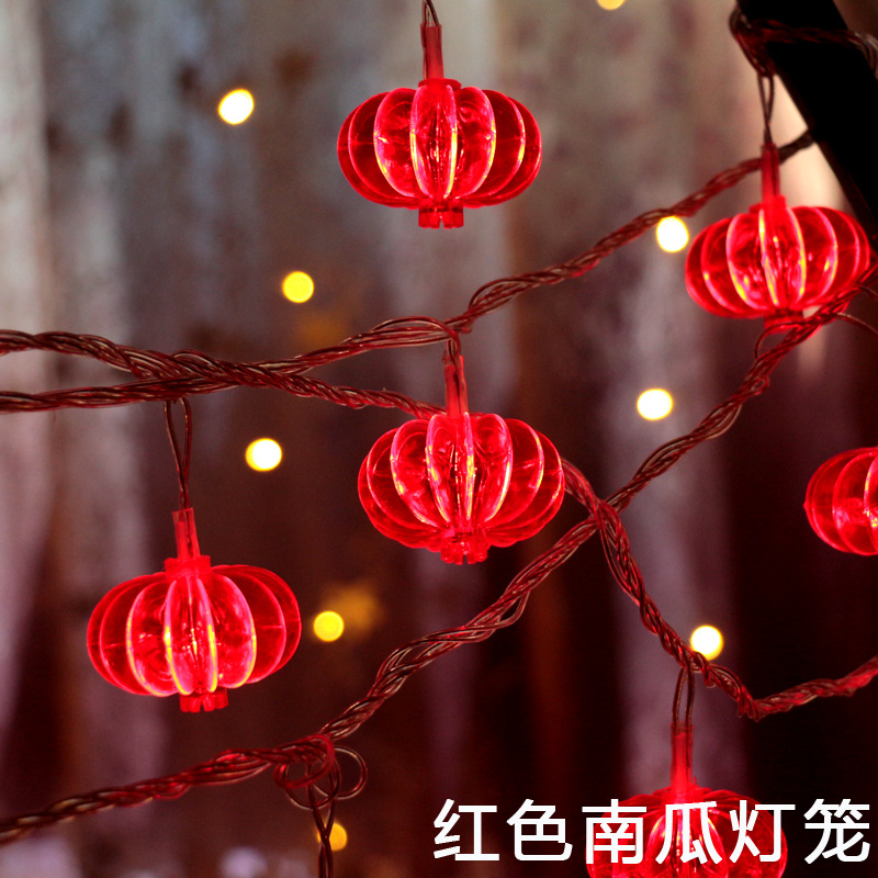 led过年红灯笼春节中国结