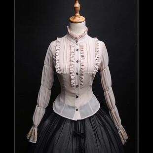 【26再贩预约】Dark Box藕节袖 衬衫 +Theotokos+