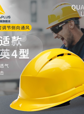 代尔塔安全帽工地男冬季天防寒保暖加厚内衬垫国标定制防护工作帽