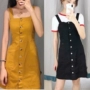 Đầm quây vừa vặn Đầm suông HM & ZQRQ2019 mùa hè mới đầm nữ 0662230 Váy denim 0681179 - váy đầm váy bầu đẹp