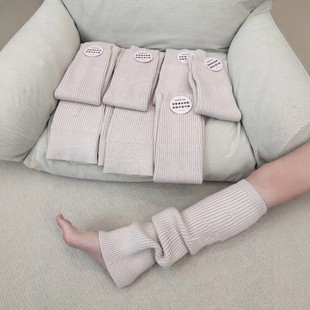 lulu平替秋冬厚实保暖显瘦修饰腿型堆堆袜套腿套瑜伽长筒袜套50cm
