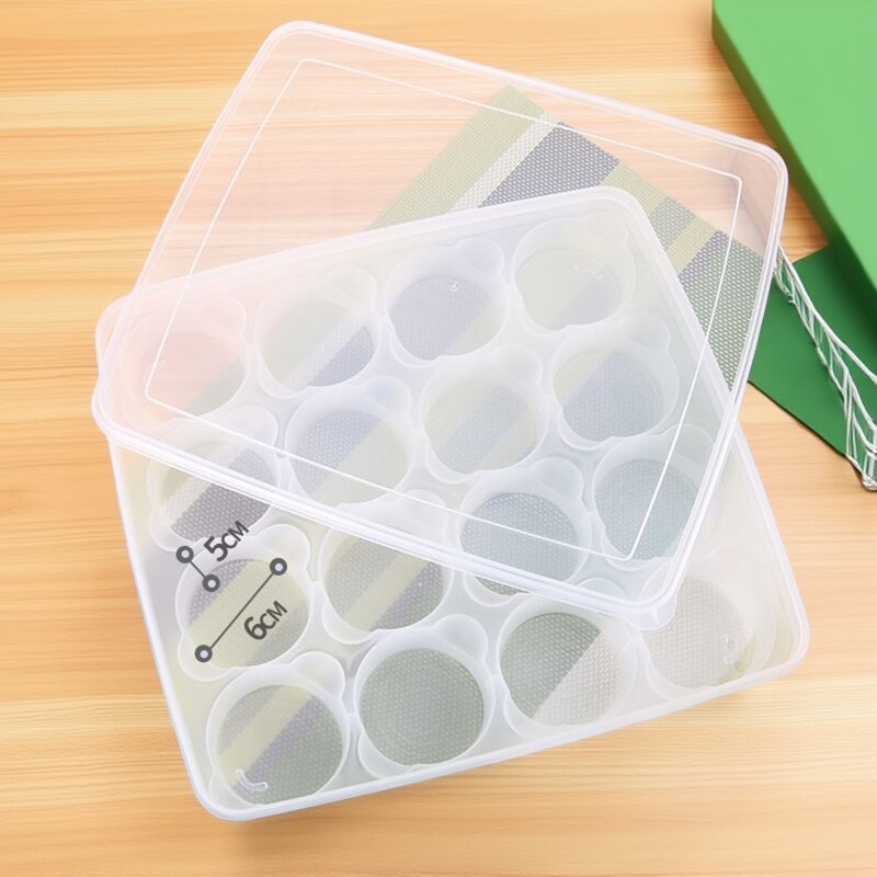 冰箱保鲜收纳厨房小馒头速冻包子饺子点心饭团面点格装便携