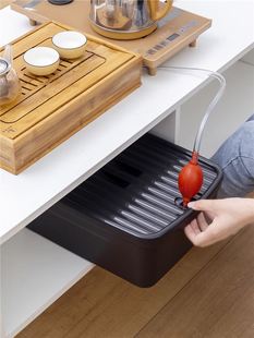 茶渣桶矮款茶桶接水桶垃圾桶废水桶客厅简约长方形过滤茶水桶超低