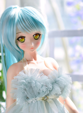【Evoke Doll】Areil  角色假发 1/3 水蓝马尾 WIG-314