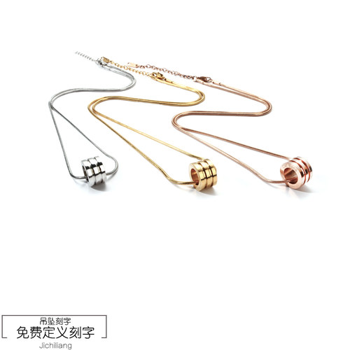 catbang摩登兄弟同款刻字项链