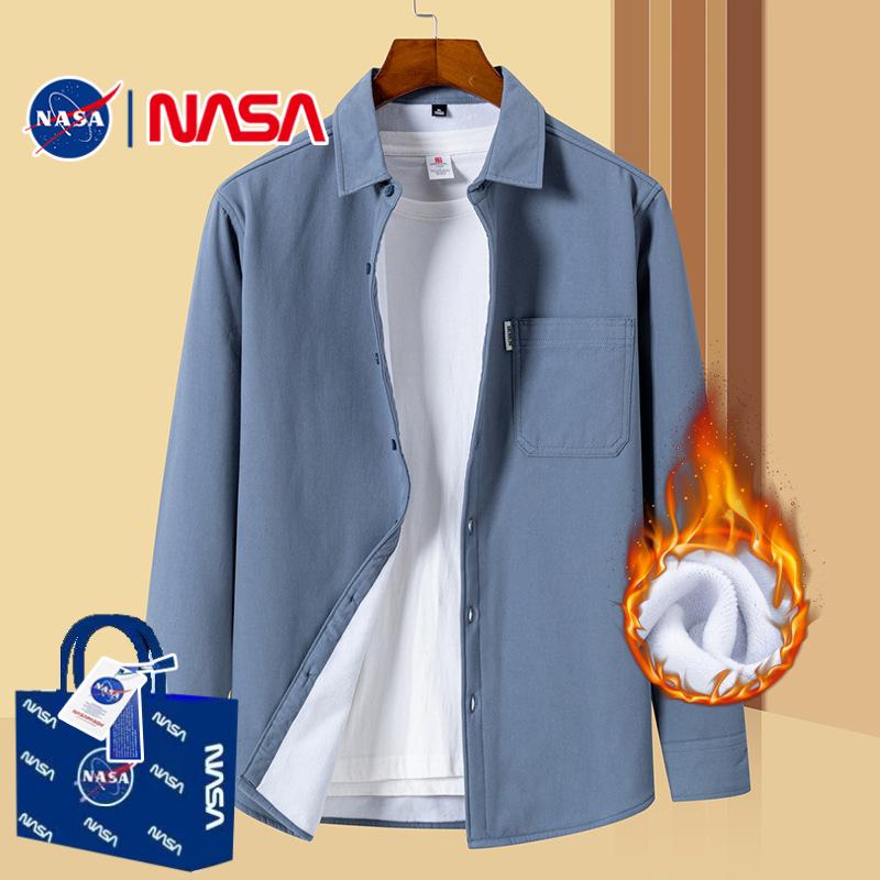 NASA联名男士长袖冰感衬衫