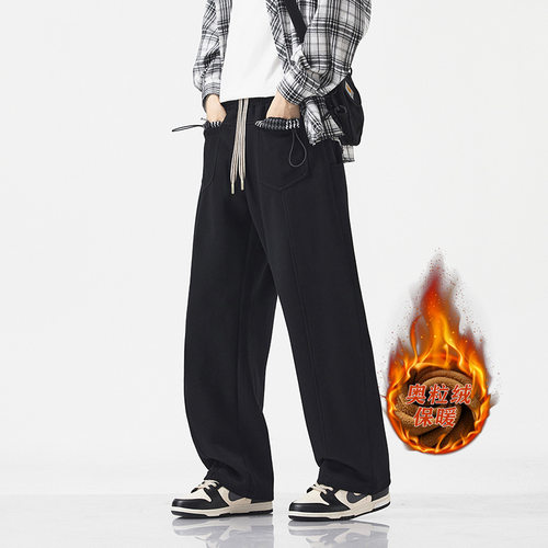 NASA联名大码男士休闲裤