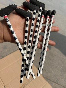 尾巴单小学生足球鞋橡皮擦写字铅笔2支