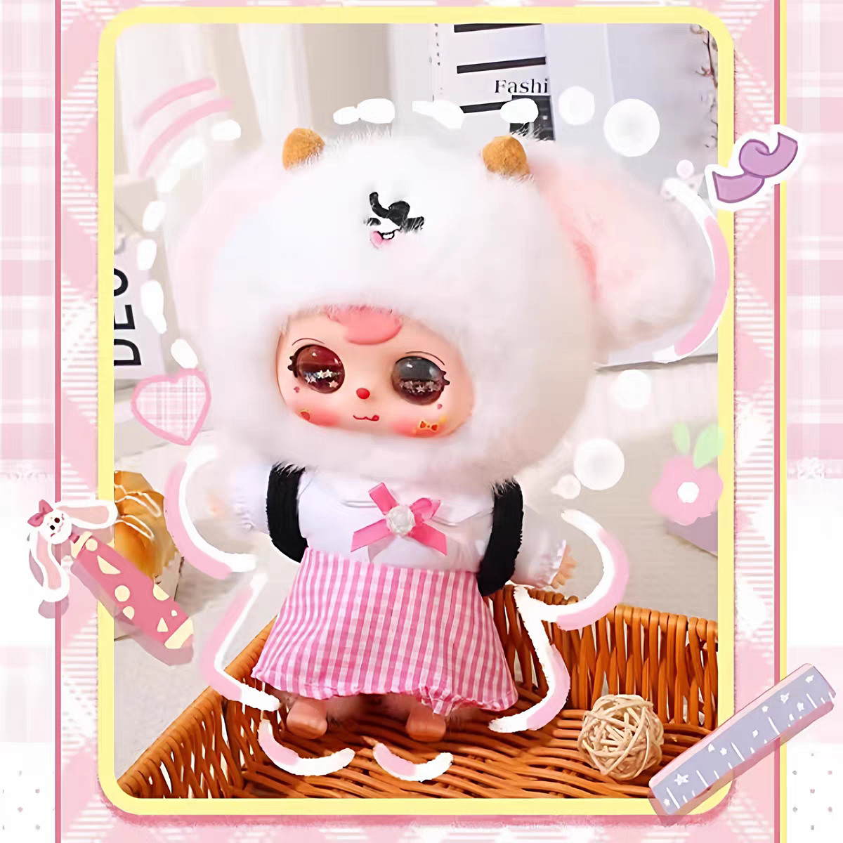 大宝贝福小娃课桌小萌友毛绒盲盒