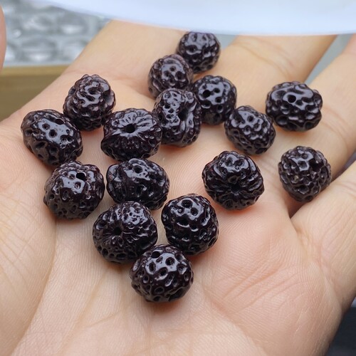 高货天意子原籽如意菩提子散珠水晶文玩佛珠手串手链隔珠DIY配饰