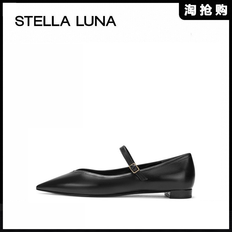 露娜26SS新品单鞋玛丽珍平底鞋女图片
