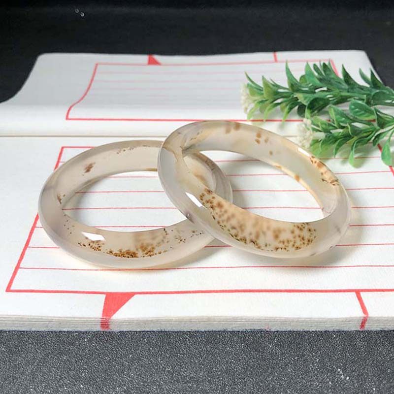 58圈口海洋玉髓手镯天然玛瑙草花饰品玉镯叮当镯轮胎细条加宽送礼,饰品/流行首饰/时尚饰品新,手镯,淘宝优惠券,粉丝福利购,淘宝优惠卷