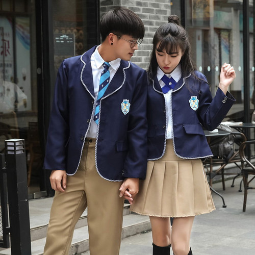 jk继承者们英伦学院风校服套装
