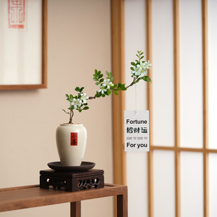 造型九里香盆栽浓香办公室内绿植高级感好养活喜阳绿植花卉摆件