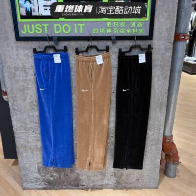 长裤耐克灯芯绒宽松正品宽松