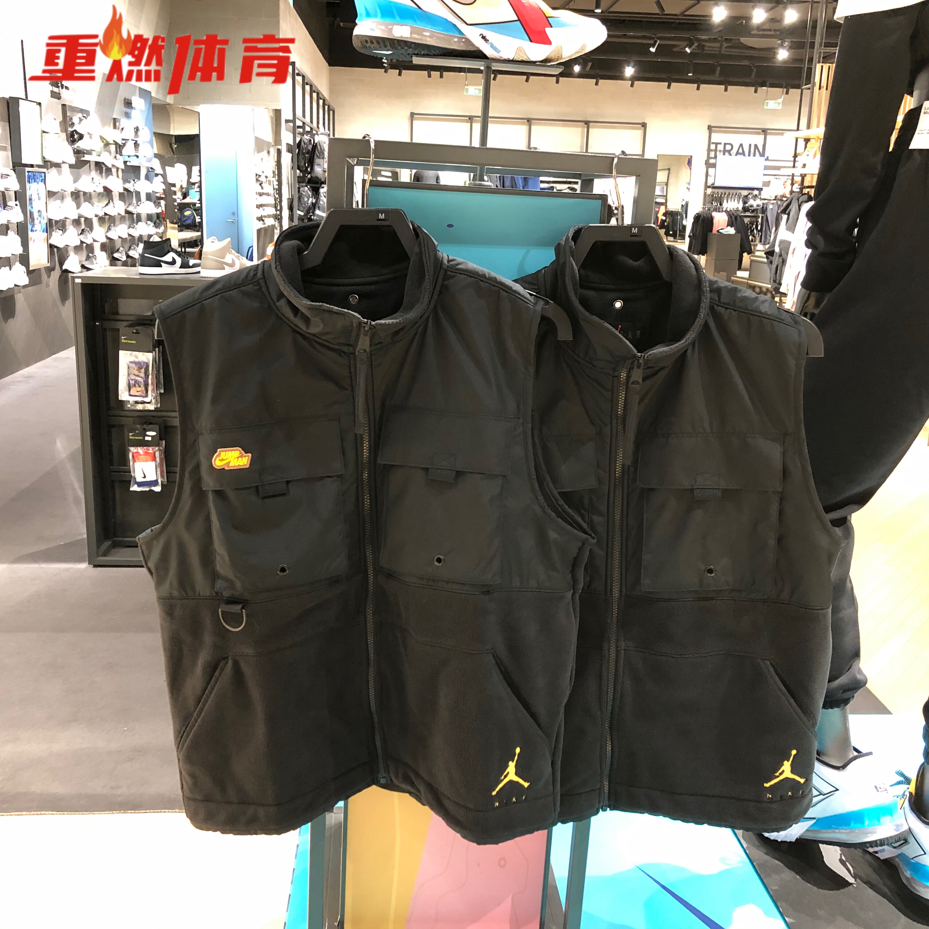 耐克篮球运动棉马甲背心