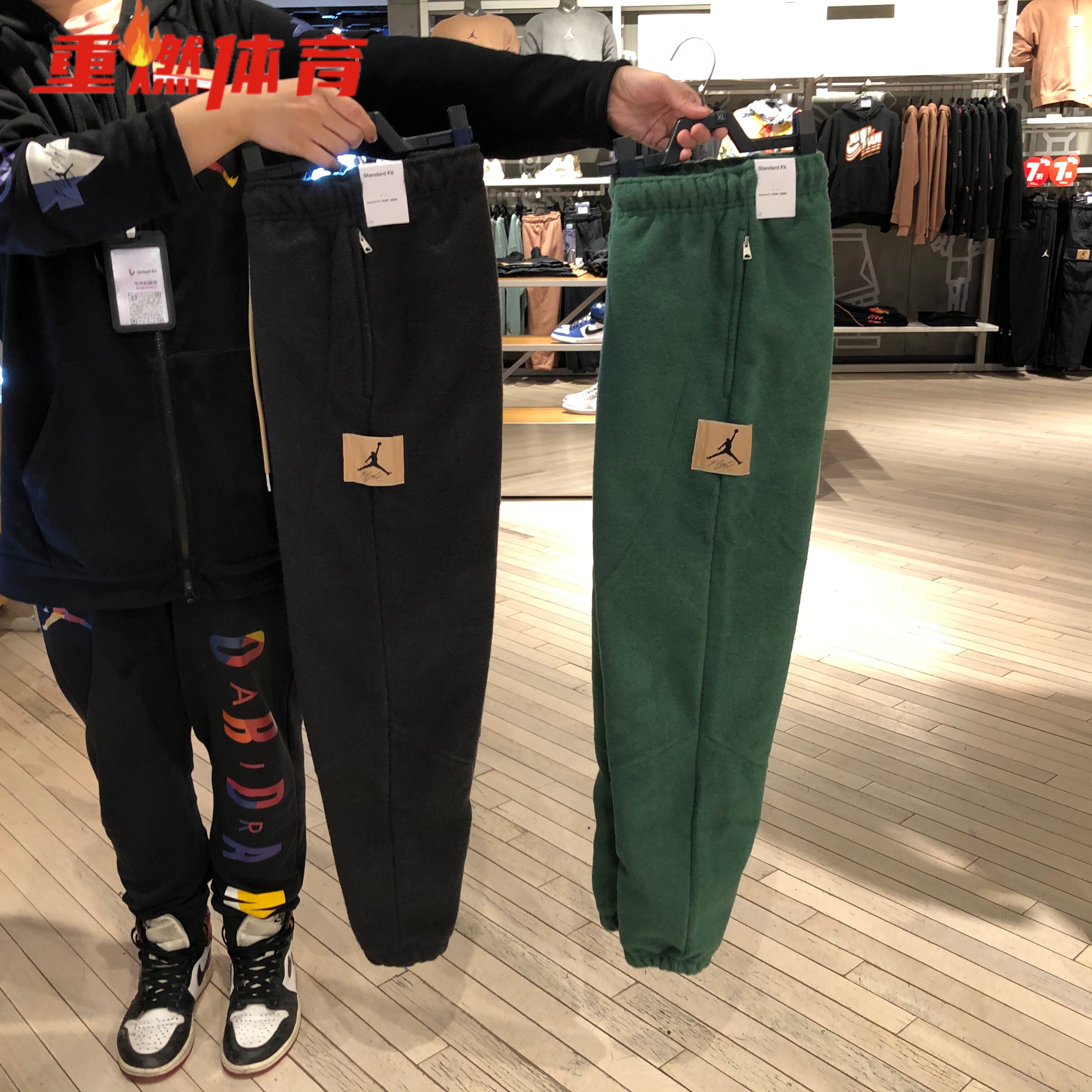 耐克男裤运动休闲卫裤加绒长裤